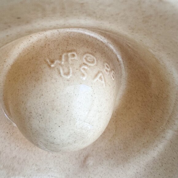 Vintage 80s WHITTIER WARE Nacho/Dip Serving Dish Ceramic - Picture 5 of 6